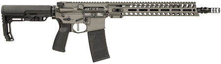 Patriot Ordnance Factory Minuteman 5.56mm NATO AR-15 Semi-Auto Rifle 30+1 Rounds 13.75" Barrel Tungsten Cerakote 13" M-LOK Handguard