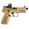 FN 509M Tactical 9mm Pistol with Night Sights Flat Dark Earth Finish 15/24 Round Magazines 2 162155