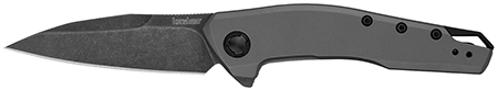 Kershaw 1815 Sanctum  EDC 2.98" Folding Wharncliffe Blackwash 8Cr13MoV SS Blade, Gray PVD Stainless Steel Handle