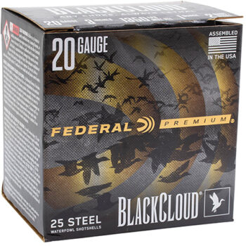 Federal Premium Black Cloud 20 Gauge 3" 1oz Shotgun Shells 25 Rounds Per Box