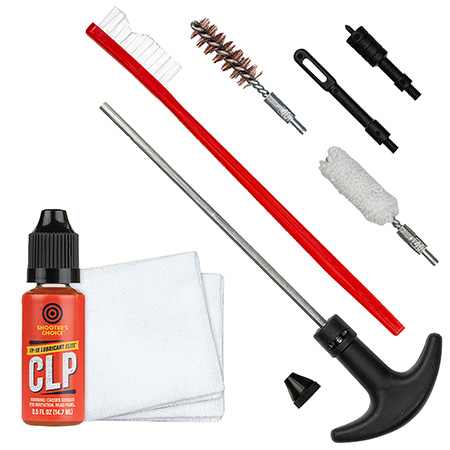 Smith & Wesson M&P Rifle Cleaning Kit .40 Caliber Brass Rod Solvent Brushes