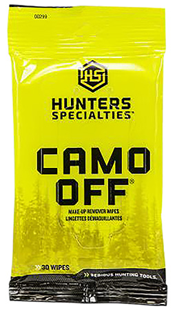 Hunters Specialties Camo Off Makeup Remover Wipes 30 Count 7x4 Inches