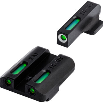 TruGlo TFX Tritium Fiber Optic Sights for Kahr Arms Pistols Black Front Green Rear