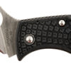 Spyderco MBKWSB Manbug 1.91" Folding Wharncliffe Serrated Non-Reflective Black TiCN VG-10 SS Blade, Black Textured FRN Handle 2 164198