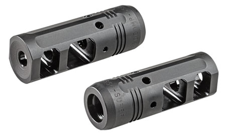 SureFire PROCOMP556 ProComp Muzzle Brake Black Nitride Steel with 1/2"-28 tpi Threads & 2.50" OAL for 5.56x45mm NATO M16, M4