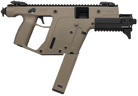 Kriss Vector Gen 2 SDP Enhanced 10mm Semi-Auto Pistol 33+1 6.5" Threaded Barrel Flat Dark Earth