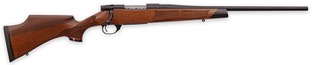 Weatherby Vanguard Camilla 243 Winchester Bolt-Action Rifle 20" Threaded Barrel Matte Blued Turkish Walnut Monte Carlo Stock