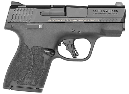Smith & Wesson M&P Shield Plus 9mm Micro-Compact Pistol, 3.1" Black Armornite Barrel, 10+1 Capacity, Serrated Slide, Black Polymer Frame and Grip, Thumb Safety