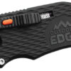 Outdoor Edge SWK30C SlideWinder 3.50" Long, Plain Utility Blade, Black GNR/SS Handle, Screwdriver, Bottle Opener 1 166106