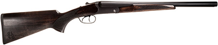 Heritage Mfg Badlander 20 Gauge Break Open 2-Shot 18.5" Black Chrome Side by Side Shotgun Turkish Walnut Stock