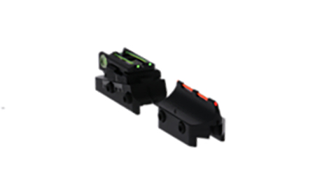 TRUGLO Tru-Point Extreme Deer/Turkey Universal Shotgun Sight, Red/Green Fiber Optic, Black