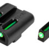 TruGlo TFO Sight Set for Glock 20/21 Green Tritium Fiber Optic Front and Rear 1 16752 2