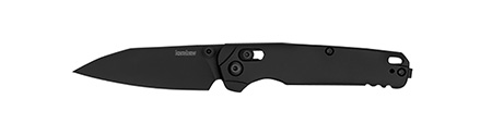 Kershaw 6105BLK Bel Air  3" Folding Reverse Tanto Plain Blackwash CPM MagnaCut Steel Blade, Black Aluminum Handle