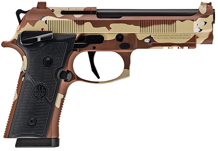 Beretta 92XI SAO 9mm Pistol - 18+1 Rounds, 4.7" Barrel, Chameleon Cerakote (CHCHPCAM) Finish