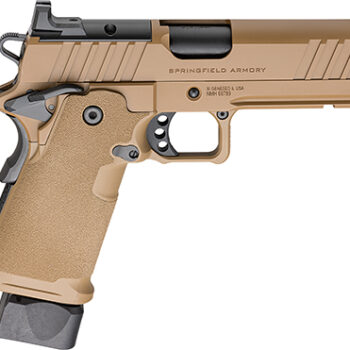 Springfield Armory 1911 DS Prodigy 9mm with 4.25" Barrel and 20+1/17+1 Capacity (Coyote Brown Cerakote)