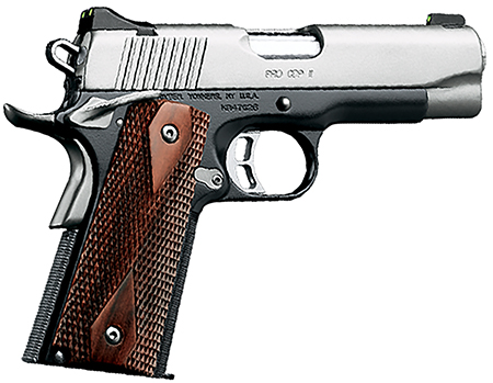 Kimber Pro CDP II Semi-Auto Pistol 45 ACP 7+1 4" Barrel Stainless Steel Slide Black Rosewood Grips