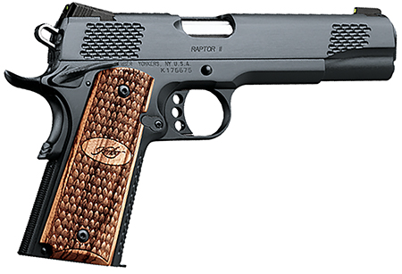 Kimber Raptor II 45 ACP Semi-Auto Pistol - 5" Barrel Brush Polished Finish Zebra Wood Grips