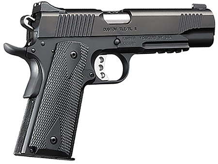Kimber Custom TLE/RL II 45 ACP Pistol - 5" Barrel Matte Black Front Serrations Aggressively Textured G-10 Grip