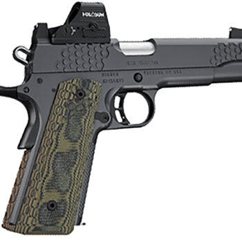 Kimber KHX Custom 9mm Pistol 9+1 5 Inch Barrel Front Serrations Stainless Steel Slide Gray G-10 Grip