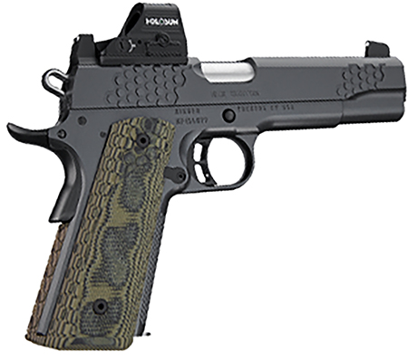 Kimber KHX Custom 9mm Pistol 9+1 5 Inch Barrel Front Serrations Stainless Steel Slide Gray G-10 Grip 3 Kimber KHX Custom 9mm Pistol 9+1 5 Inch Barrel Front Serrations Stainless Steel Slide Gray G-10 Grip