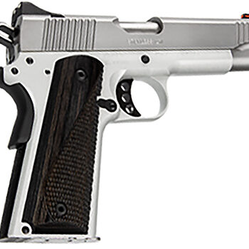 Kimber Stainless LW Arctic 45ACP 5" 1911 Pistol 8+1 Rounds Front Serrations Smooth/Checkered Black/Gray Laminate Grip