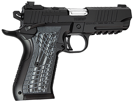 Kimber KDS9C 9mm Semi-Auto Pistol 4.09" Barrel 10+1 Rounds KimPro Black Finish Serrated Slide Stainless Steel G-10 Grip
