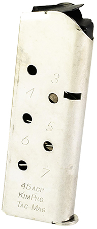 Kimber Tac-Mag 45 ACP Compact 1911 Semi-Auto Pistol 7-Round Stainless Steel