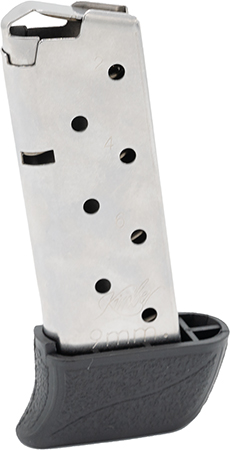 Kimber Micro 9 Extended Magazine Base Pad 9mm Pistol Silver Stainless