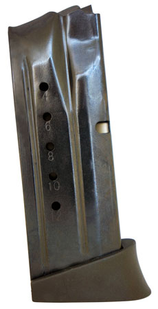 S&W M&P Compact 9mm Magazine by ProMag - 12 Round Blued Steel