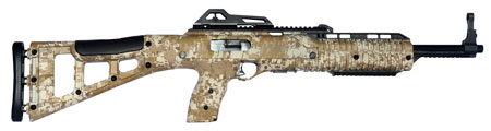 Hi-Point 4595TS 45 ACP Semi-Auto Carbine - 17.5" Threaded Barrel Desert Digital Camo Skeletonized Stock Polymer Grip 9+1 Rounds