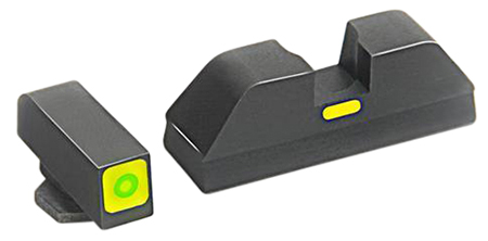 AmeriGlo CAP Sight Set for Glock Green Tritium LumiGreen Front and Rear
