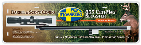 Mossberg 90835 OEM  12 Gauge 24" Slug Barrel w/Cantilever Mount, Fully-Rifled Bore & Blued Finish, For Use w/Mossberg 835 Ulti-Mag, Includes 3-9x40mm Scope
