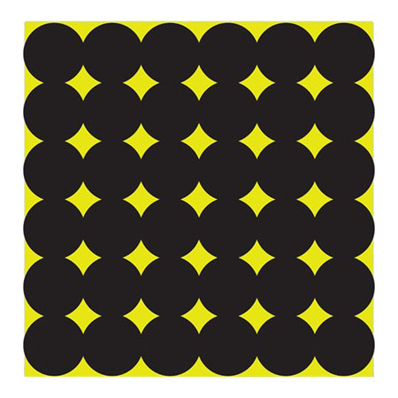 BIRCHWOOD CASEY Shoot-N-C Pasters Black Adhesive Targets 1 Inch 12 Pack