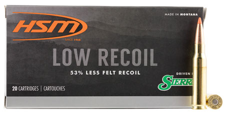 HSM Low Recoil .308 Win 150 gr Orange Polymer Tip 20 Rounds Per Box