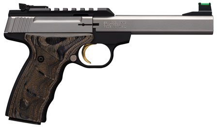 Browning Buck Mark Plus .22 LR 5.5" Slab Side Stainless Barrel Pistol