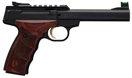 Browning Buck Mark Plus .22 LR 5.5" Barrel Optic Ready Rosewood Grip Pistol