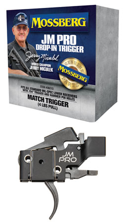 Mossberg 96010 JM Pro  Adjustable Match AR Drop-In Trigger, Fits AR15s & AR10s w/.154" Trigger & Hammer Pin Holes, Factory-Set 4 Pound Pull Weight