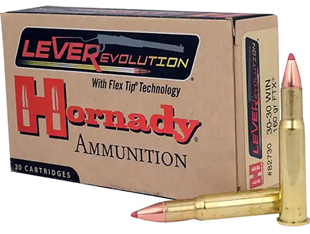 Hornady LEVERevolution 30-30 Winchester 160gr Flex Tip Expanding Rifle Ammunition 20 Rounds