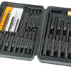 Wheeler 110128 Master Roll Pin Punch Set Steel Universal Knurled Handle 19 Pieces 2 23917