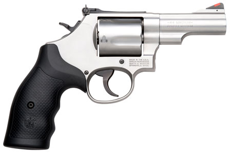 Smith & Wesson Model 69 Combat Magnum .44 Rem Mag 2.75" Stainless Steel Barrel, 5-Round Cylinder, L-Frame, Full Length Extractor Rod, Internal Lock