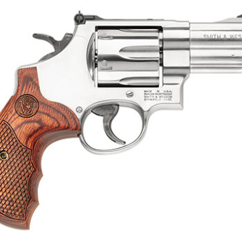 Smith & Wesson Model 629 Deluxe .44 Rem Mag/.44 S&W Special 3" Stainless Steel Barrel, 6-Round Cylinder, Satin Stainless Steel N-Frame, Textured Wood Grip