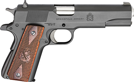 Springfield Armory PB9108LCA 1911 Mil-Spec .45 ACP 5" 7+1 CA Compliant Black Parkerized Frame & Slide, Cocobolo Grips