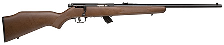 Savage Mark II G .22 LR Bolt-Action Rimfire Rifle 10+1 Rounds 21" Barrel Matte Blued Satin Hardwood Stock AccuTrigger