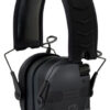 Walker's GWPRSEQMBT Razor Slim Electronic Muff 23 dB Over the Head Black Polymer 2 24925