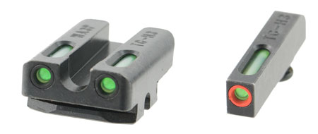 TruGlo TFX Pro TG13WA3PC Front and Rear Fiber Optic Tritium Sights for Glock