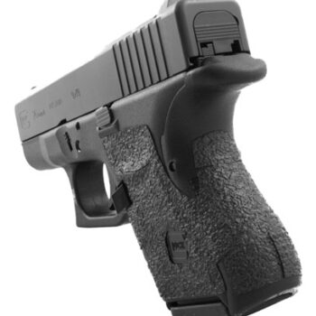 Talon Pro Grips for Glock 26 27 28 33 39 Gen4 Compact Pistols - Adhesive Black Textured Rubber with Medium Backstrap