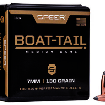 Speer 7mm 130gr JSP Boat-Tail Bullets 100 Count
