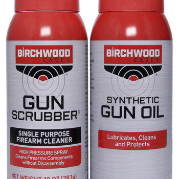 Birchwood Casey 33302 Gun Scrubber & Synthetic Gun Oil Combo Pack 10 oz Aerosol Cans