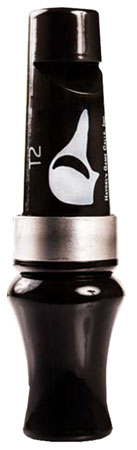 Haydel's Game Calls T2 5-in-1 Open Call for Blue-Winged Teal Cinnamon Teal Duck Sounds - Black Acrylic