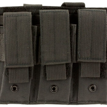 NcStar CVP3P2932B Triple Mag Pouch  Black Nylon